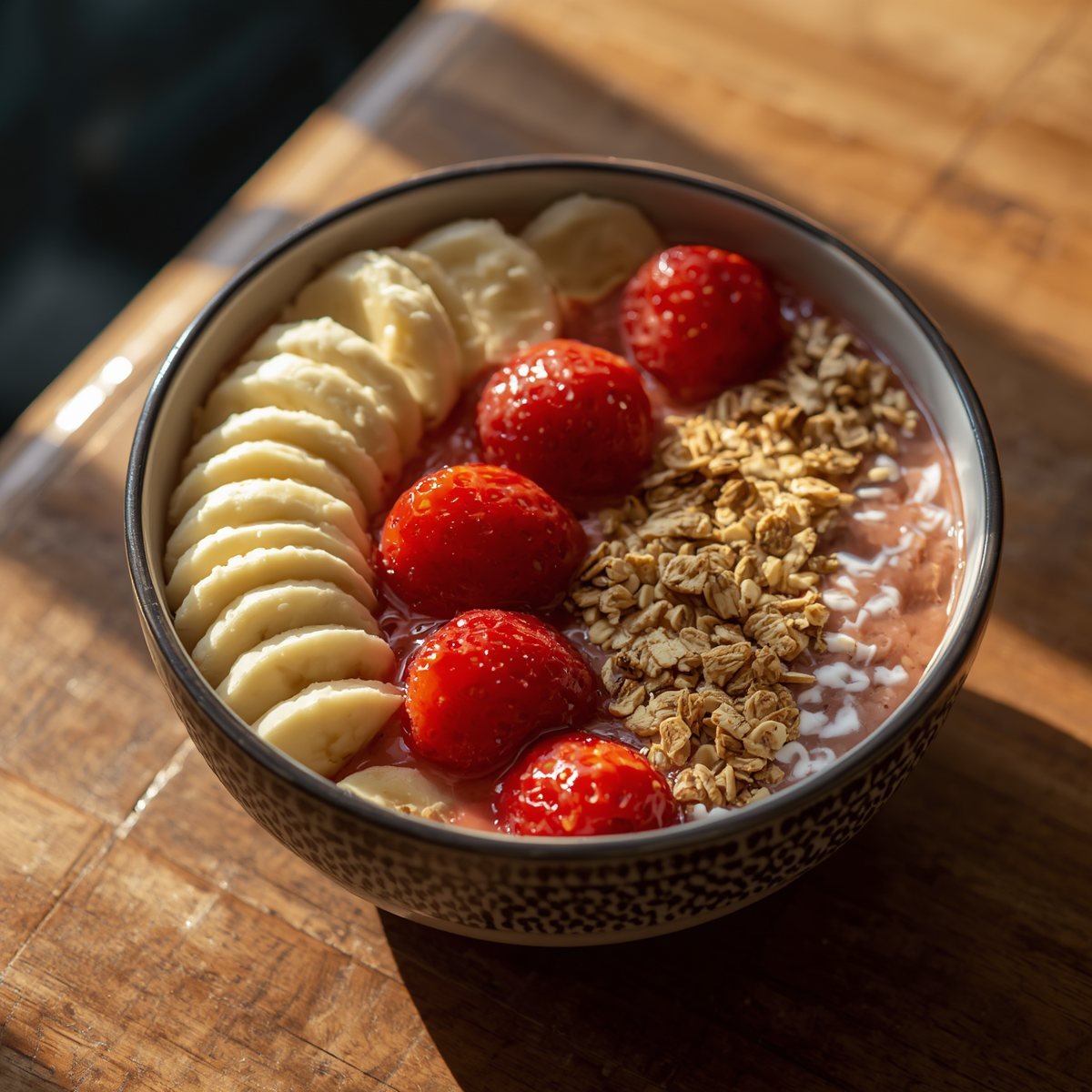 Bowl de desayuno con fruta y granola